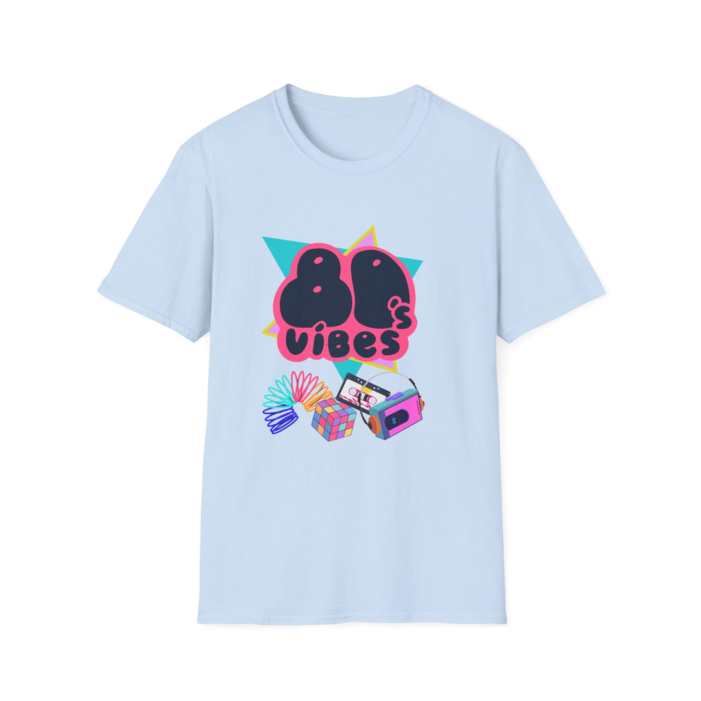 80's Vibes Shirt, Unisex Softstyle T-Shirt
